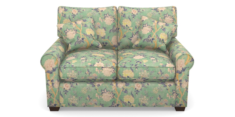 Product photograph of Bignor Sofa Bed 2 Seater Sofa Bed In Floral Linen - Even So Verde from Sofas and Stuff Limited