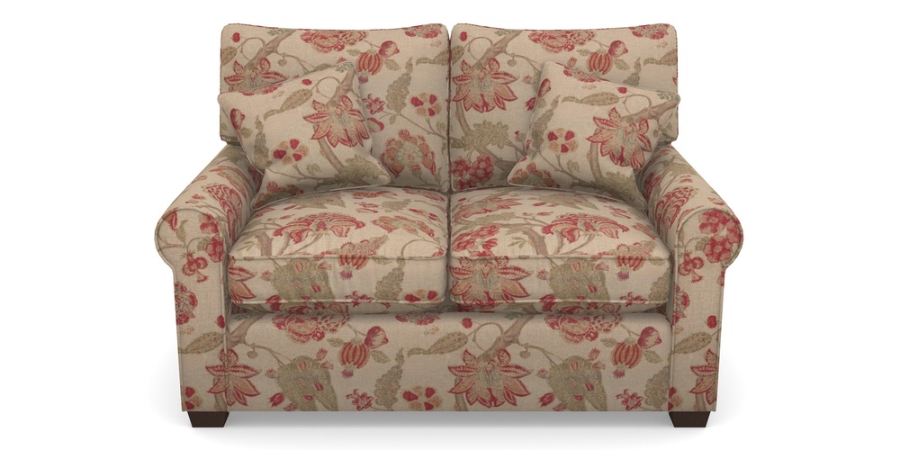 Product photograph of Bignor Sofa Bed 2 Seater Sofa Bed In Floral Linen - Indienne T Rosso from Sofas and Stuff Limited