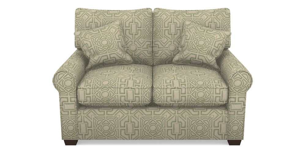 Product photograph of Bignor Sofa Bed 2 Seater Sofa Bed In Rhs Collection - Large Knot Garden Linen - Green from Sofas and Stuff Limited