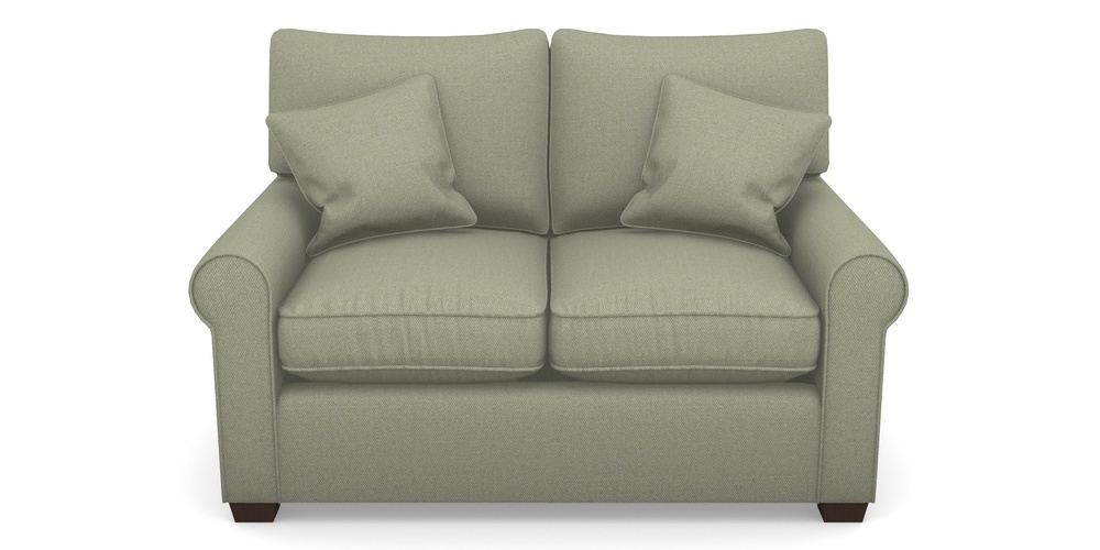 Product photograph of Bignor Sofa Bed 2 Seater Sofa Bed In Plain Linen Cotton - Sage from Sofas and Stuff Limited