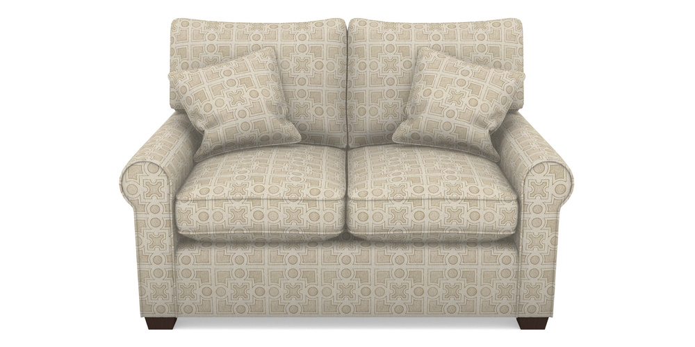 Product photograph of Bignor Sofa Bed 2 Seater Sofa Bed In Rhs Collection - Small Knot Garden Cotton Weave - Gold from Sofas and Stuff Limited