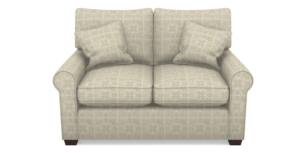 Product photograph of Bignor Sofa Bed 2 Seater Sofa Bed In Rhs Collection - Small Knot Garden Cotton Weave - Olive from Sofas and Stuff Limited