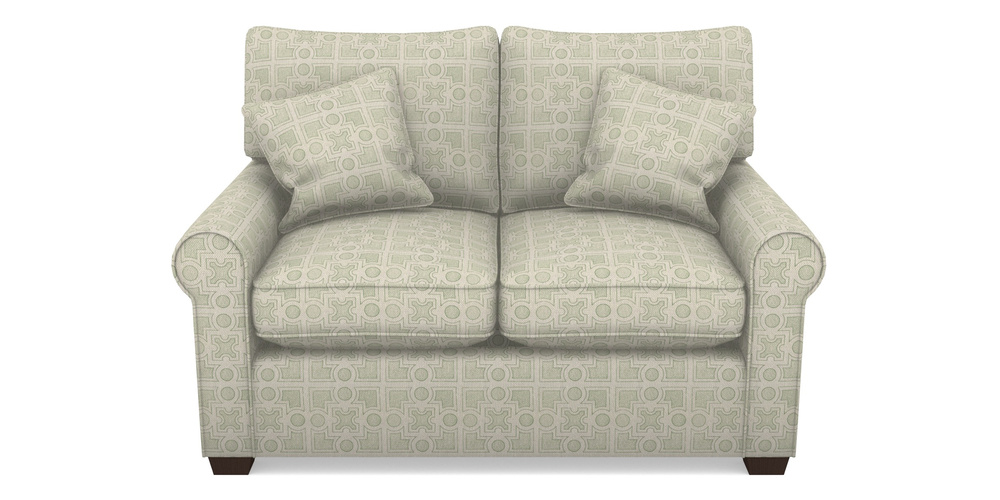 Product photograph of Bignor Sofa Bed 2 Seater Sofa Bed In Rhs Collection - Small Knot Garden Cotton Weave - Pistachio from Sofas and Stuff Limited