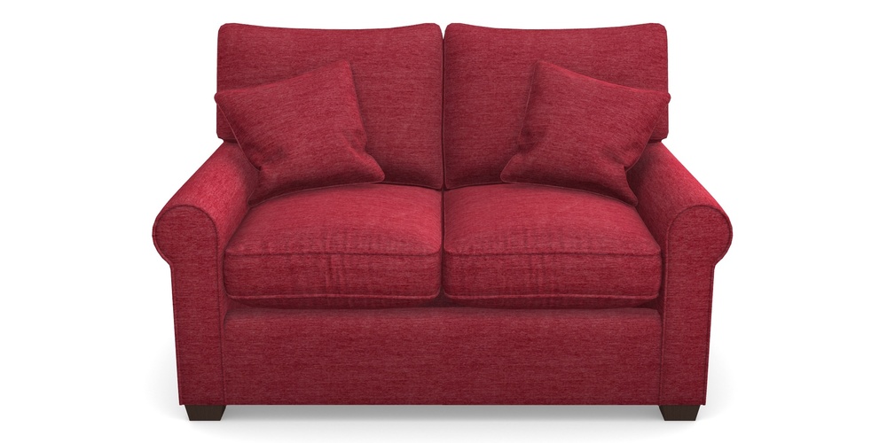 Product photograph of Bignor Sofa Bed 2 Seater Sofa Bed In Textured Velvet - Firebrick from Sofas and Stuff Limited