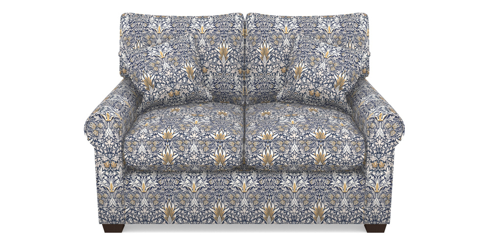 Product photograph of Bignor Sofa Bed 2 Seater Sofa Bed In William Morris Collection - Snakeshead - Indigo Hemp from Sofas and Stuff Limited