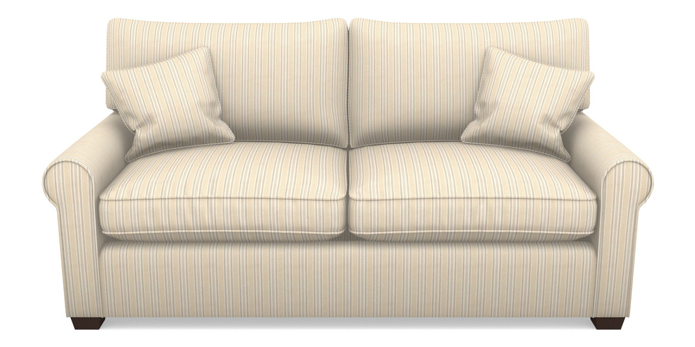 Product photograph of Bignor Sofa Bed 3 Seater Sofa Bed In Cloth 22 - Racing Stripes Ayr - Dove from Sofas and Stuff Limited