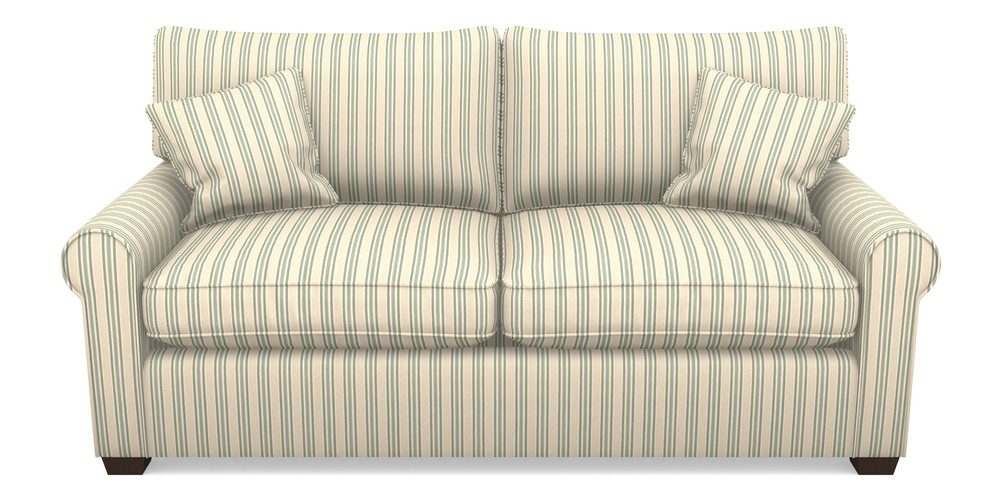 Product photograph of Bignor Sofa Bed 3 Seater Sofa Bed In Cloth 22 - Racing Stripes Ayr - Mint from Sofas and Stuff Limited