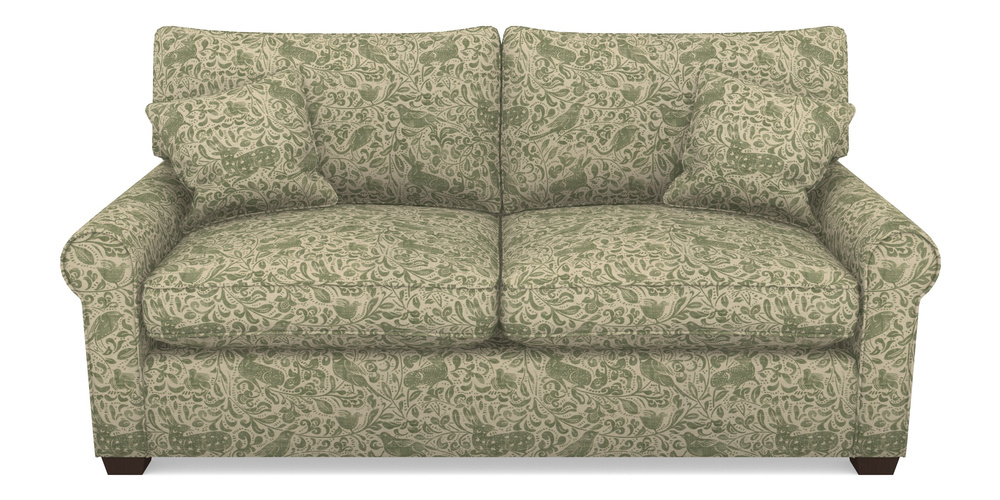 Product photograph of Bignor Sofa Bed 3 Seater Sofa Bed In V A Drawn From Nature - Bird And Rabbit - Light Green from Sofas and Stuff Limited