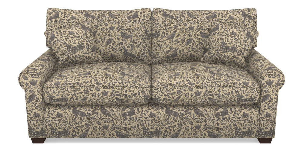 Product photograph of Bignor Sofa Bed 3 Seater Sofa Bed In V A Drawn From Nature - Bird And Rabbit - Navy from Sofas and Stuff Limited