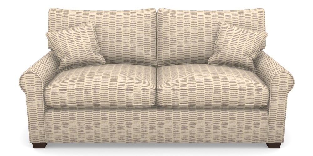 Product photograph of Bignor Sofa Bed 3 Seater Sofa Bed In Cloth 18 - Daub - Berry from Sofas and Stuff Limited