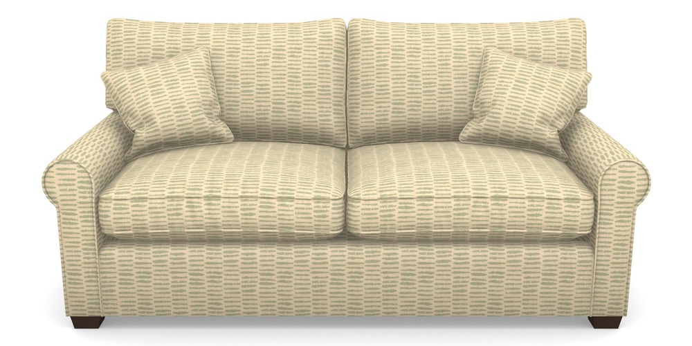 Product photograph of Bignor Sofa Bed 3 Seater Sofa Bed In Cloth 18 - Daub - Fennel from Sofas and Stuff Limited