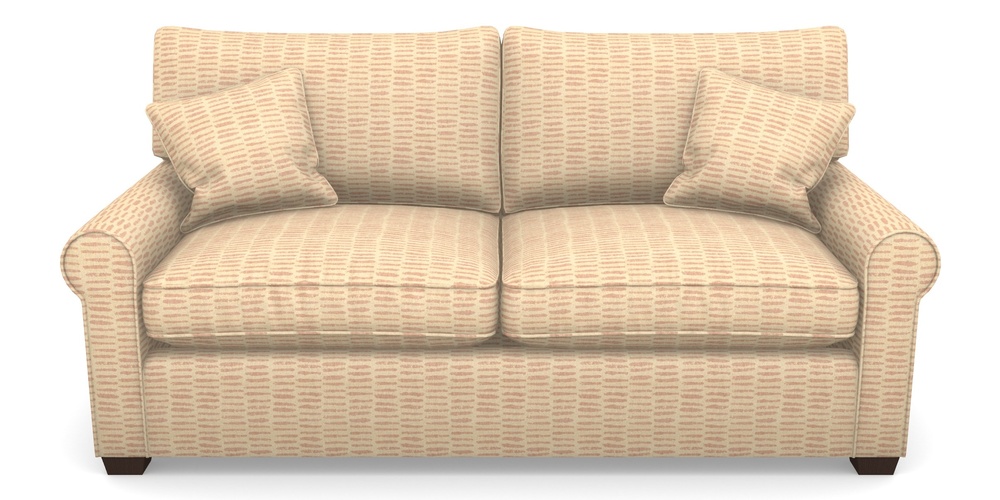 Product photograph of Bignor Sofa Bed 3 Seater Sofa Bed In Cloth 18 - Daub - Flamingo from Sofas and Stuff Limited