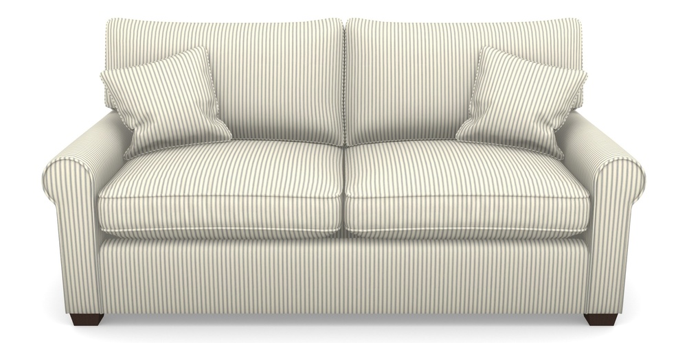 Product photograph of Bignor Sofa Bed 3 Seater Sofa Bed In Cotton Stripe - Airforce from Sofas and Stuff Limited