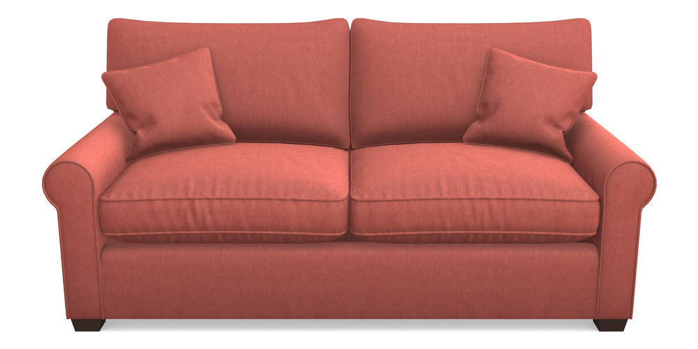 Product photograph of Bignor Sofa Bed 3 Seater Sofa Bed In Clever Tough And Eco Velvet - Damson from Sofas and Stuff Limited