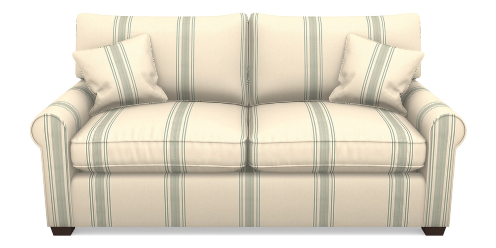 Product photograph of Bignor Sofa Bed 3 Seater Sofa Bed In Cloth 22 - Racing Stripes Cheltenham - Mint from Sofas and Stuff Limited