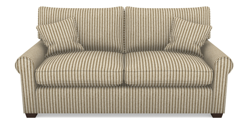 Product photograph of Bignor Sofa Bed 3 Seater Sofa Bed In Cloth 22 - Pinstripe - Fallen Leaf from Sofas and Stuff Limited