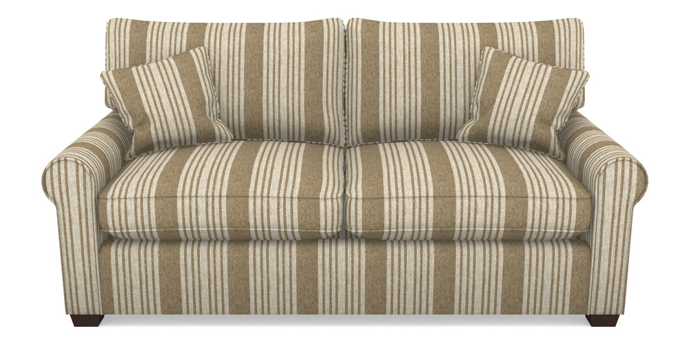 Product photograph of Bignor Sofa Bed 3 Seater Sofa Bed In Cloth 22 - Bayadere - Fallen Leaf from Sofas and Stuff Limited