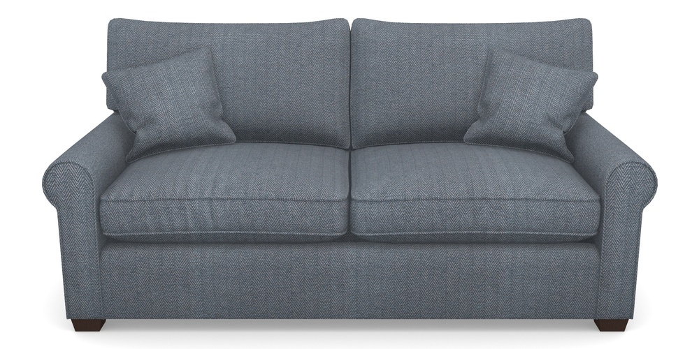 Product photograph of Bignor Sofa Bed 3 Seater Sofa Bed In Dundee Herringbone - Denim from Sofas and Stuff Limited