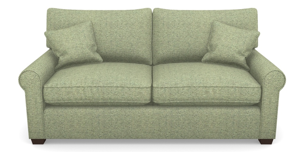 Product photograph of Bignor Sofa Bed 3 Seater Sofa Bed In Dundee Herringbone - Sage from Sofas and Stuff Limited