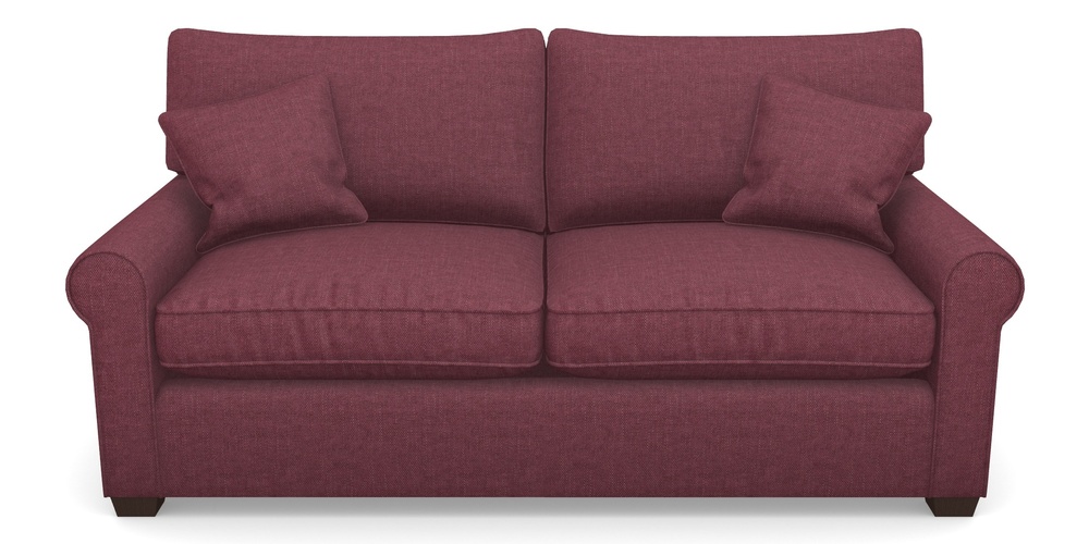 Product photograph of Bignor Sofa Bed 3 Seater Sofa Bed In Easy Clean Plain - Chianti from Sofas and Stuff Limited