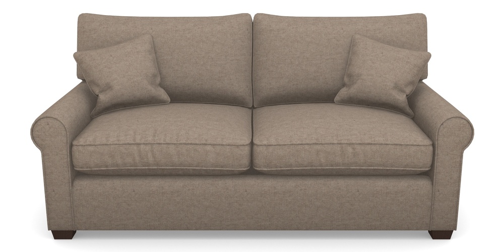 Product photograph of Bignor Sofa Bed 3 Seater Sofa Bed In Easy Clean Plain - Camel from Sofas and Stuff Limited
