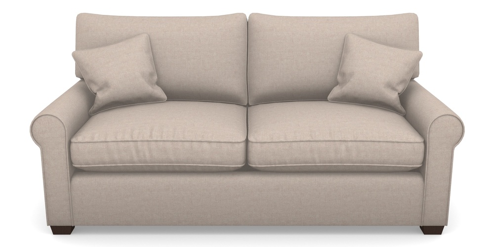 Product photograph of Bignor Sofa Bed 3 Seater Sofa Bed In Easy Clean Plain - Cream from Sofas and Stuff Limited