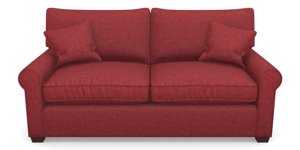 Product photograph of Bignor Sofa Bed 3 Seater Sofa Bed In Easy Clean Plain - Claret from Sofas and Stuff Limited