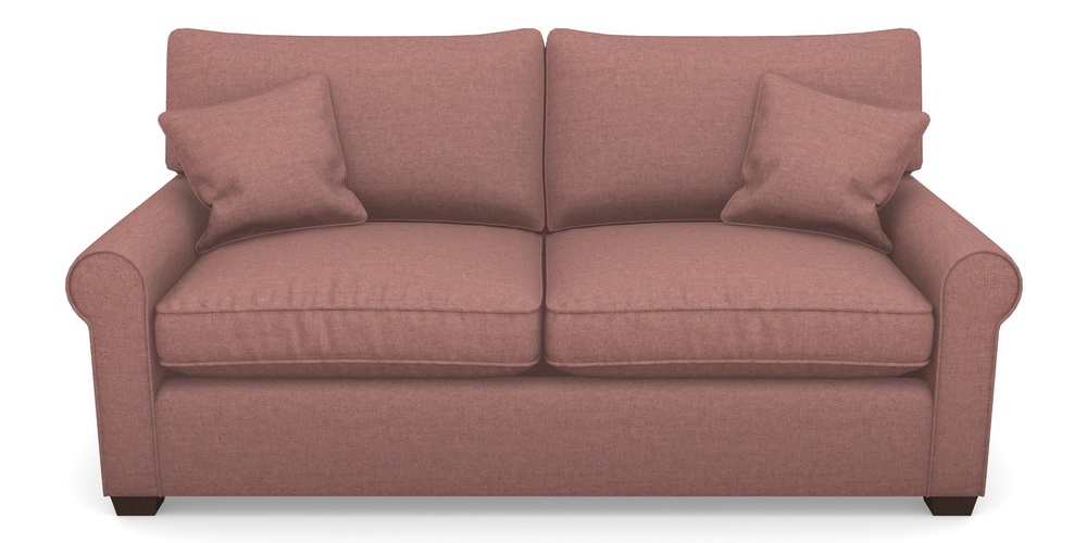 Product photograph of Bignor Sofa Bed 3 Seater Sofa Bed In Easy Clean Plain - Rosewood from Sofas and Stuff Limited