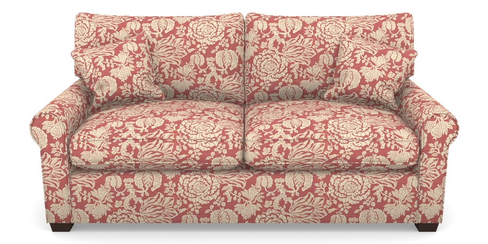 Product photograph of Bignor Sofa Bed 3 Seater Sofa Bed In V A Brompton Collection - Flowering Kale - Chilli from Sofas and Stuff Limited