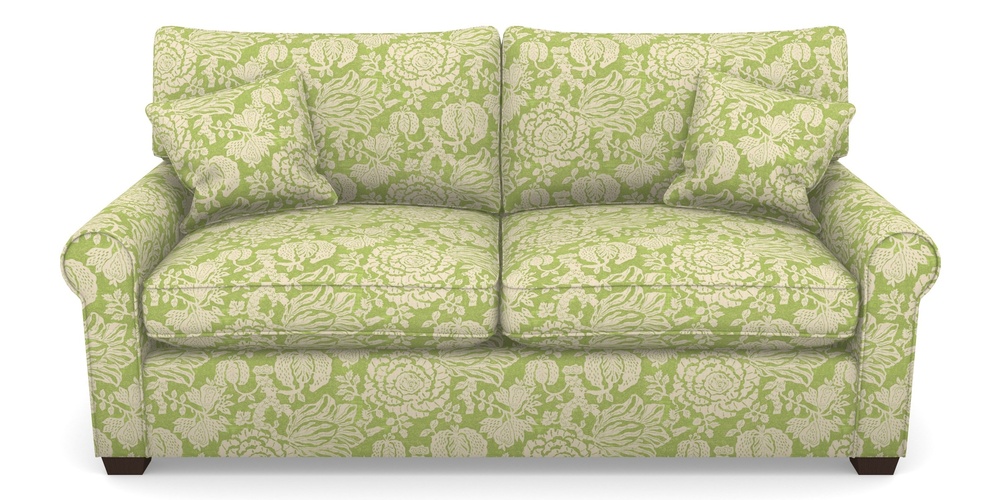 Product photograph of Bignor Sofa Bed 3 Seater Sofa Bed In V A Brompton Collection - Flowering Kale - Lime from Sofas and Stuff Limited