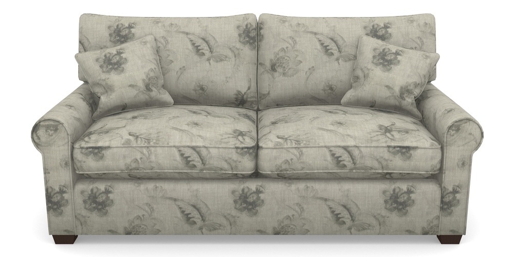 Product photograph of Bignor Sofa Bed 3 Seater Sofa Bed In Floral Linen - Lela Mystery Oat Sepia from Sofas and Stuff Limited