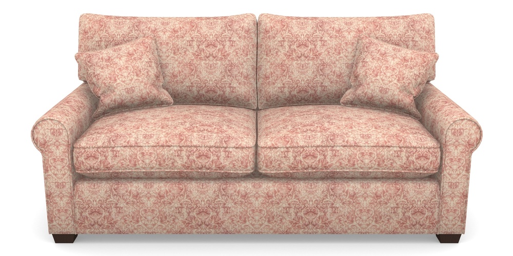 Product photograph of Bignor Sofa Bed 3 Seater Sofa Bed In Grace Linen - Brick from Sofas and Stuff Limited