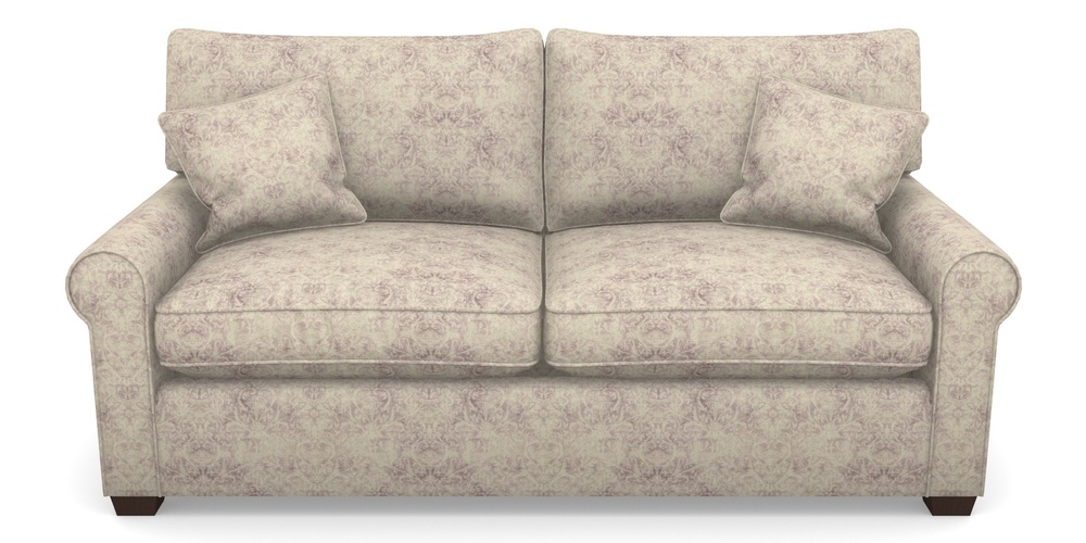 Product photograph of Bignor Sofa Bed 3 Seater Sofa Bed In Grace Linen - Grape from Sofas and Stuff Limited