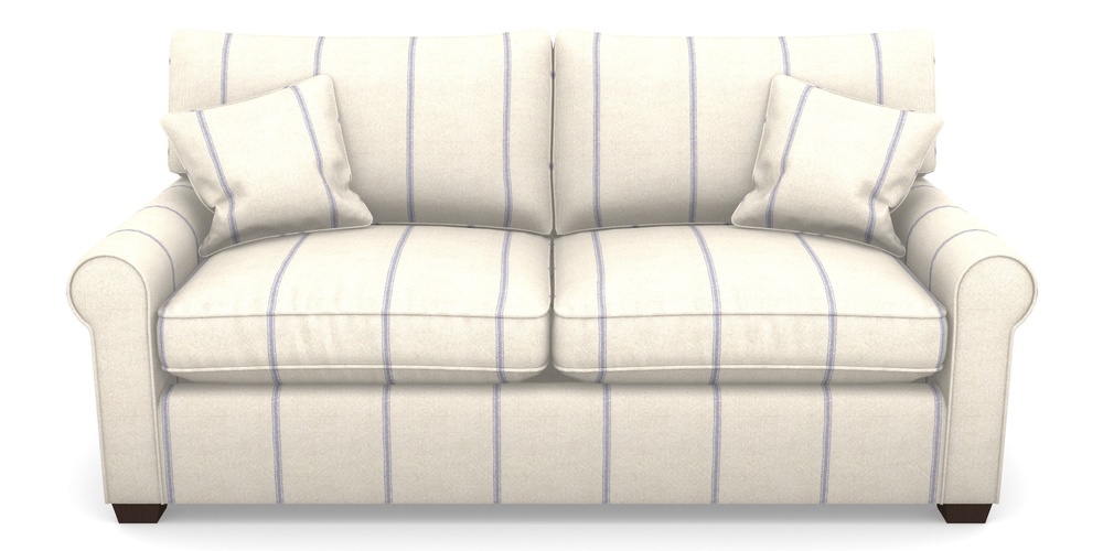 Product photograph of Bignor Sofa Bed 3 Seater Sofa Bed In Grain Sack Stripe - Blue from Sofas and Stuff Limited