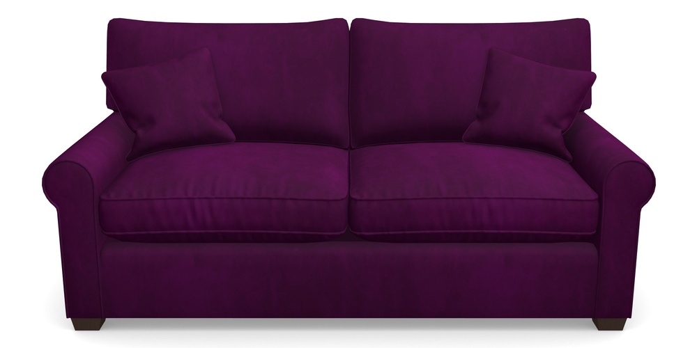 Product photograph of Bignor Sofa Bed 3 Seater Sofa Bed In House Clever Velvet - Aubergine from Sofas and Stuff Limited