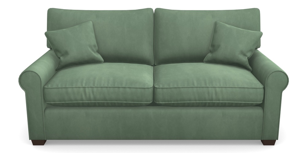 Product photograph of Bignor Sofa Bed 3 Seater Sofa Bed In House Clever Velvet - Celadon from Sofas and Stuff Limited