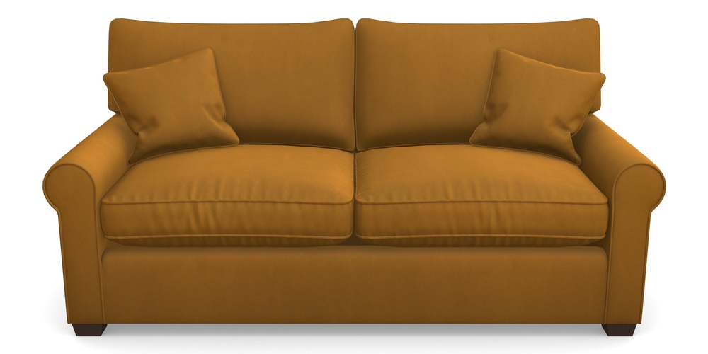 Product photograph of Bignor Sofa Bed 3 Seater Sofa Bed In House Clever Velvet - Ochre from Sofas and Stuff Limited