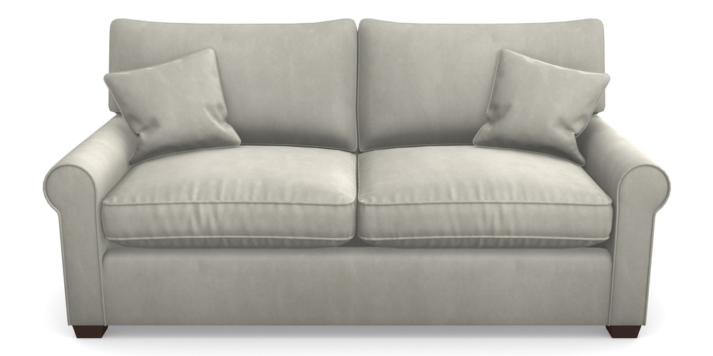 Product photograph of Bignor Sofa Bed 3 Seater Sofa Bed In House Clever Velvet - Stone from Sofas and Stuff Limited