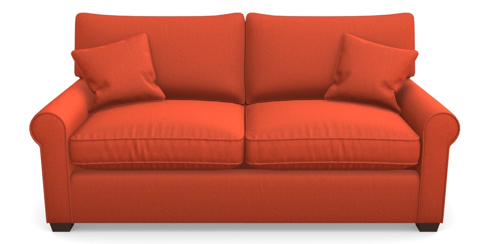 Product photograph of Bignor Sofa Bed 3 Seater Sofa Bed In House Velvet - Terracotta from Sofas and Stuff Limited