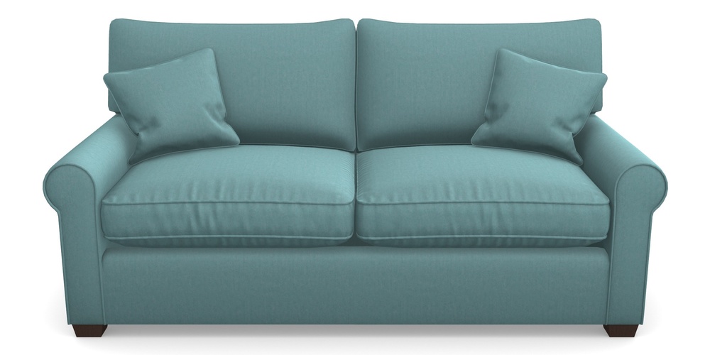 Product photograph of Bignor Sofa Bed 3 Seater Sofa Bed In House Velvet - Wedgewood from Sofas and Stuff Limited