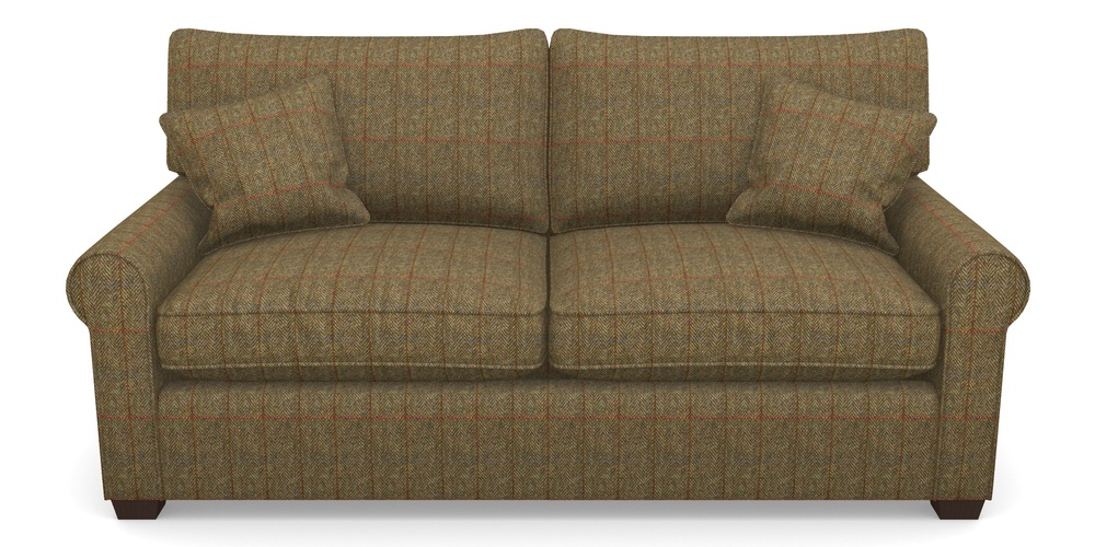 Product photograph of Bignor Sofa Bed 3 Seater Sofa Bed In Harris Tweed House - Harris Tweed House Green from Sofas and Stuff Limited