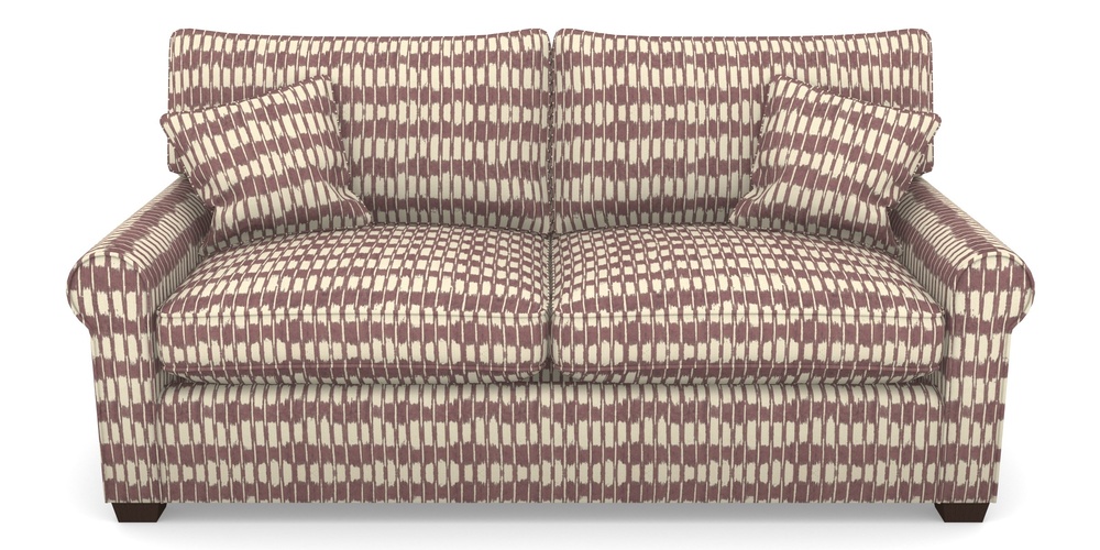 Product photograph of Bignor Sofa Bed 3 Seater Sofa Bed In V A Brompton Collection - Ikat - Cacao from Sofas and Stuff Limited