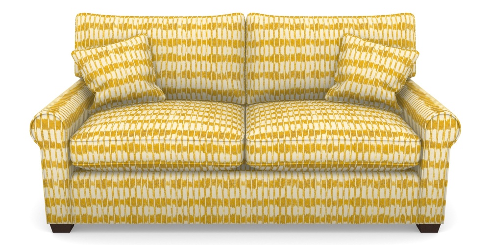 Product photograph of Bignor Sofa Bed 3 Seater Sofa Bed In V A Brompton Collection - Ikat - Corn from Sofas and Stuff Limited