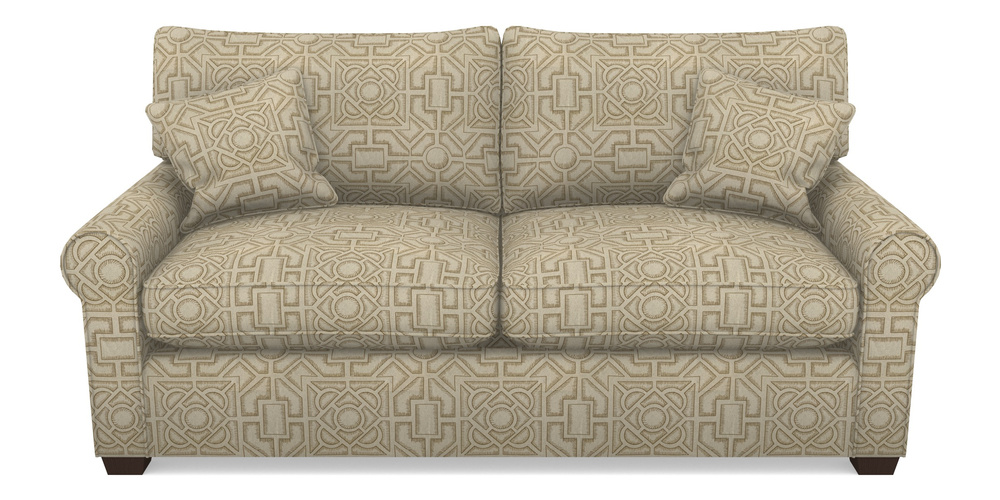 Product photograph of Bignor Sofa Bed 3 Seater Sofa Bed In Rhs Collection - Large Knot Garden Linen - Gold from Sofas and Stuff Limited