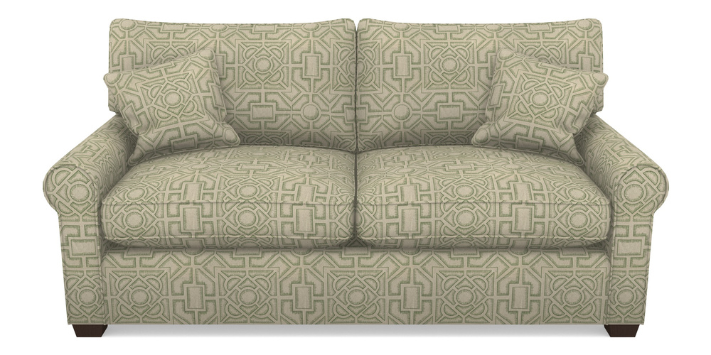 Product photograph of Bignor Sofa Bed 3 Seater Sofa Bed In Rhs Collection - Large Knot Garden Linen - Green from Sofas and Stuff Limited