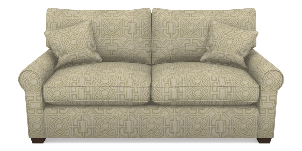 Product photograph of Bignor Sofa Bed 3 Seater Sofa Bed In Rhs Collection - Large Knot Garden Linen - Olive from Sofas and Stuff Limited