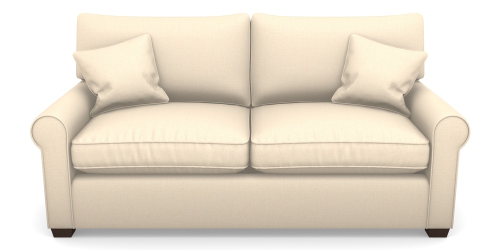 Product photograph of Bignor Sofa Bed 3 Seater Sofa Bed In Plain Linen Cotton - Rice Pudding from Sofas and Stuff Limited