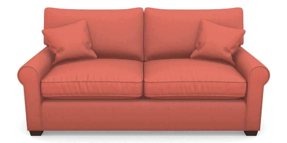 Product photograph of Bignor Sofa Bed 3 Seater Sofa Bed In Plain Linen Cotton - Tequila Sunset from Sofas and Stuff Limited