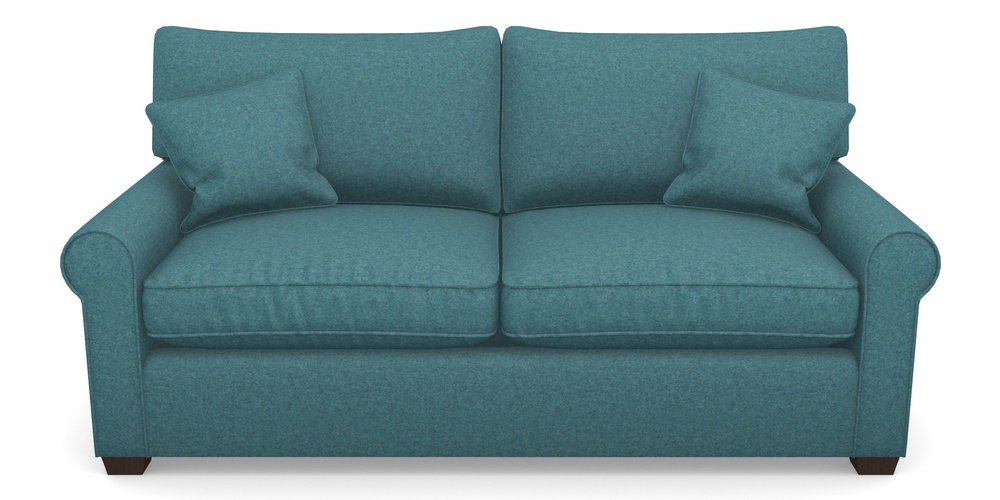 Product photograph of Bignor Sofa Bed 3 Seater Sofa Bed In Soft Wool - Cerulean from Sofas and Stuff Limited