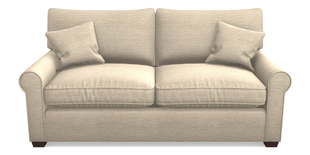 Product photograph of Bignor Sofa Bed 3 Seater Sofa Bed In Textured Velvet - Almond from Sofas and Stuff Limited